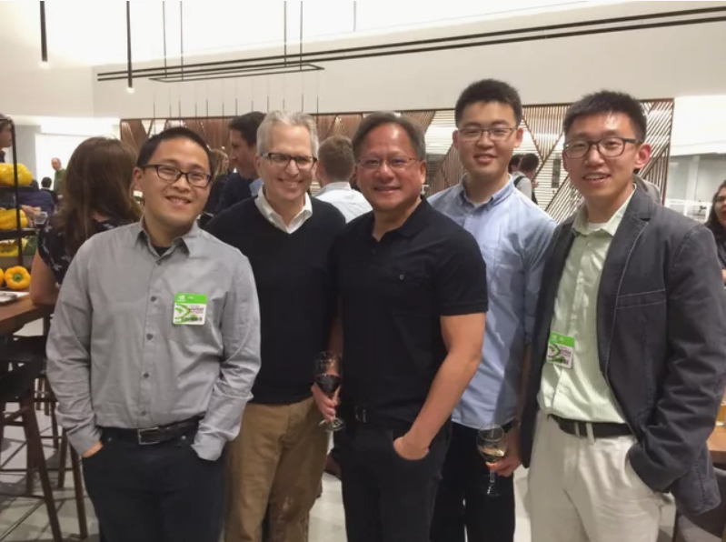 Subtle Team (partial) with NVIDIA CEO Jensen Huang

